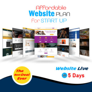 Website Development Package for Start ups, website price